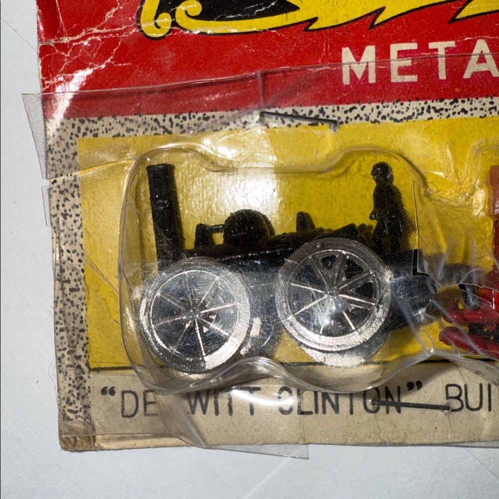 Hand Painted Old Train Models De Witt Clinton Metal Miniature Set - Picture 6 of 9